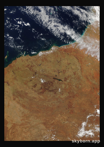 The Earth on 22 November 2000 · Pilbara, Western Australia