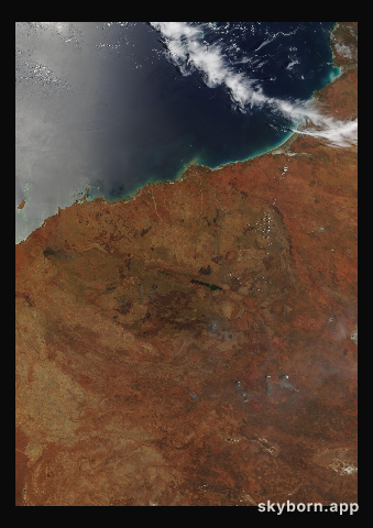 The Earth on 23 November 2000 · Pilbara, Western Australia