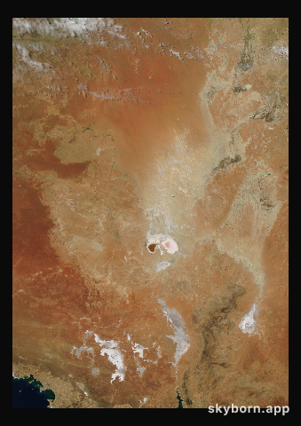 The Earth on 4 December 2000 · Lake Eyre, Australia