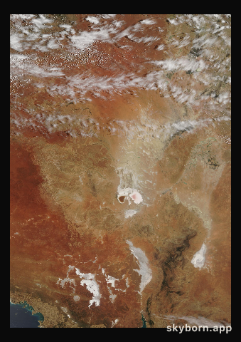 The Earth on 5 December 2000 · Lake Eyre, Australia