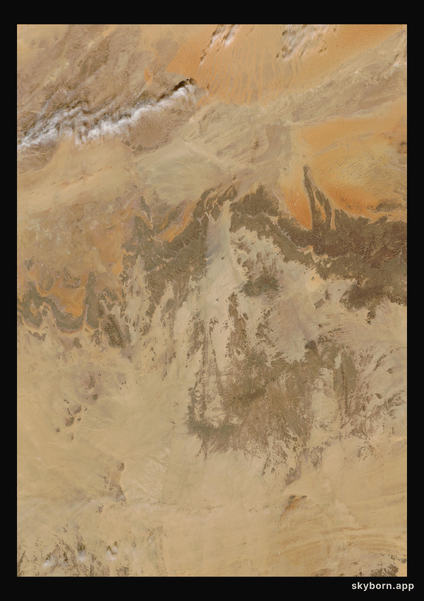 The Earth on 6 December 2000 · Sahara, Algeria