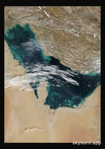 The Earth on 7 December 2000 · Persian Gulf
