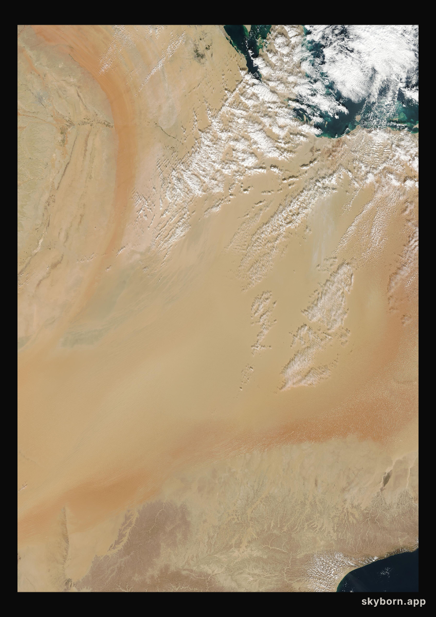 The Earth on 11 December 2000 · Empty Quarter, Arabia