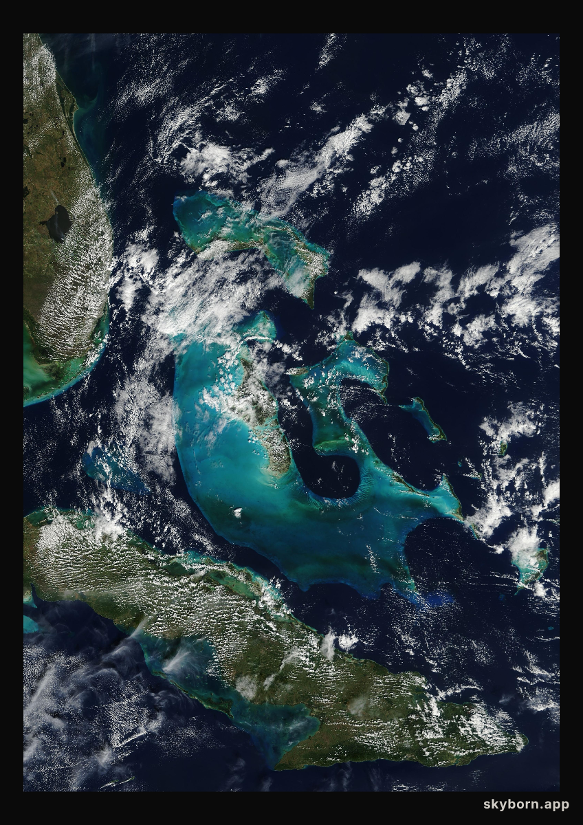 The Earth on 14 December 2000 · Bahamas
