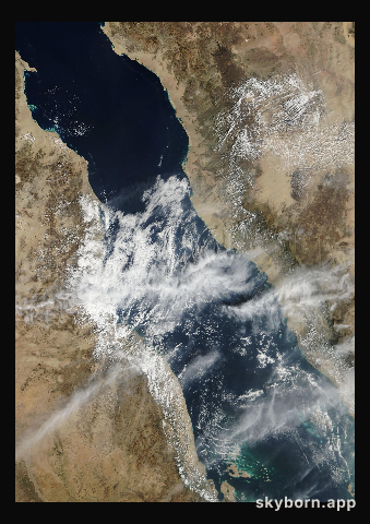 The Earth on 24 December 2000 · Red Sea