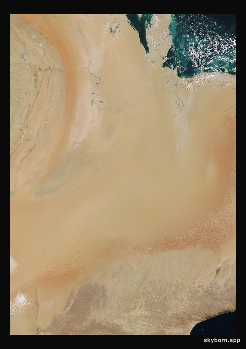 The Earth on 27 December 2000 · Empty Quarter, Arabia