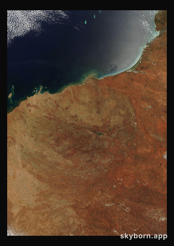 The Earth on 29 December 2000 · Pilbara, Western Australia