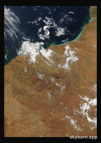 The Earth on 2 January 2001 · Pilbara, Western Australia