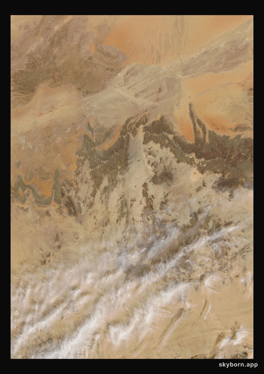 The Earth on 3 January 2001 · Sahara, Algeria