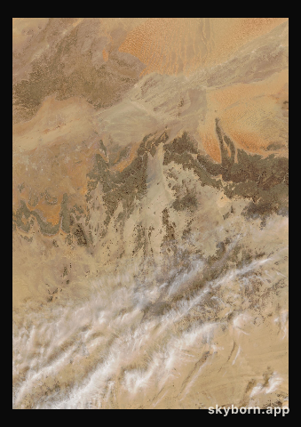 The Earth on 3 January 2001 · Sahara, Algeria