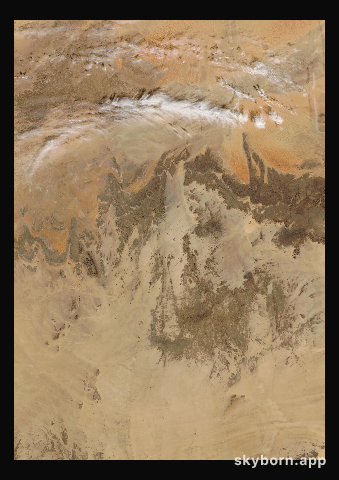 The Earth on 10 January 2001 · Sahara, Algeria