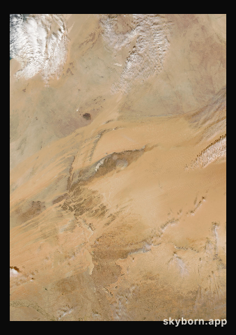 The Earth on 22 January 2001 · Eye of the Sahara, Mauritania