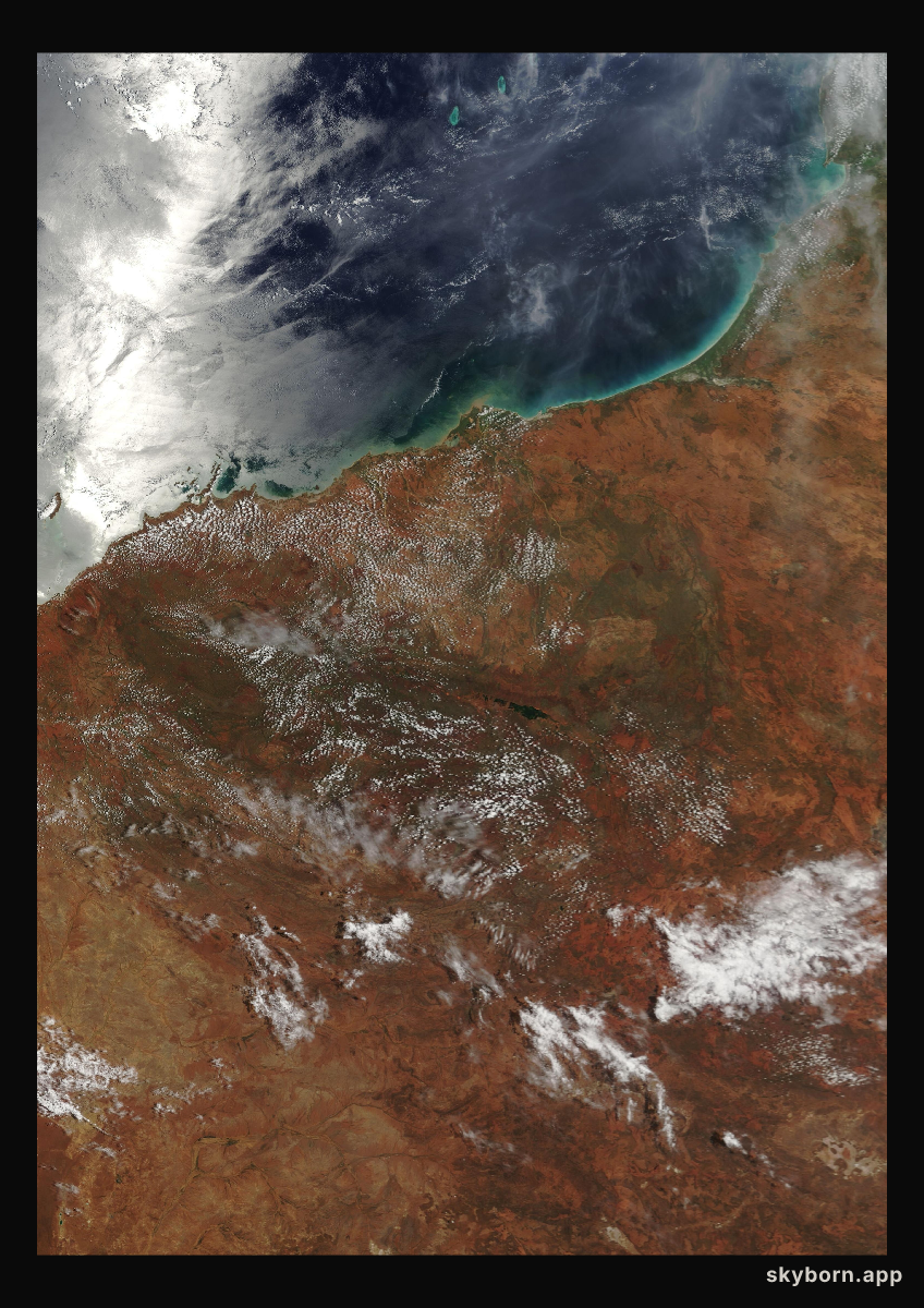 The Earth on 26 January 2001 · Pilbara, Western Australia