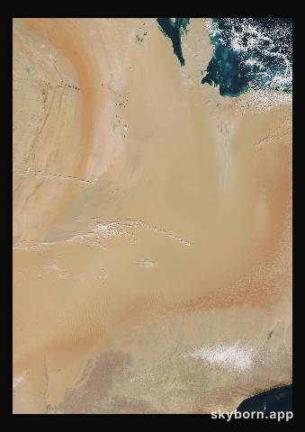 The Earth on 28 January 2001 · Empty Quarter, Arabia