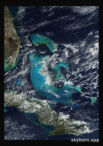 The Earth on 7 February 2001 · Bahamas