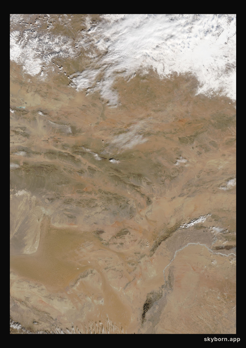 The Earth on 20 February 2001 · Gobi Desert