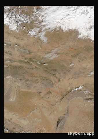 The Earth on 20 February 2001 · Gobi Desert