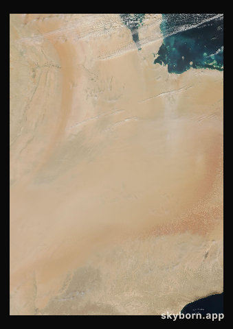 The Earth on 24 February 2001 · Empty Quarter, Arabia