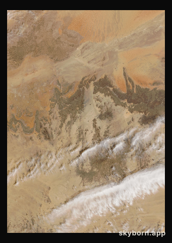 The Earth on 27 February 2001 · Sahara, Algeria