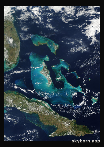 The Earth on 1 March 2001 · Bahamas