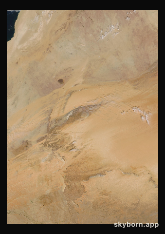 The Earth on 2 March 2001 · Eye of the Sahara, Mauritania
