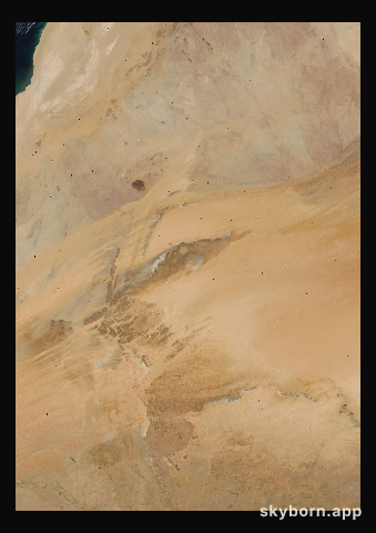 The Earth on 9 March 2001 · Eye of the Sahara, Mauritania
