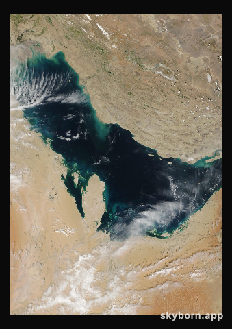 The Earth on 19 March 2001 · Persian Gulf