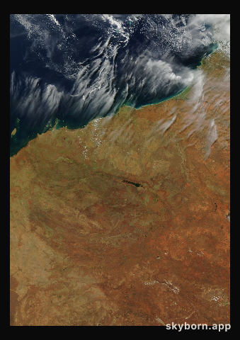 The Earth on 23 March 2001 · Pilbara, Western Australia