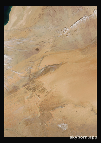 The Earth on 25 March 2001 · Eye of the Sahara, Mauritania