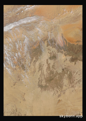 The Earth on 26 March 2001 · Sahara, Algeria