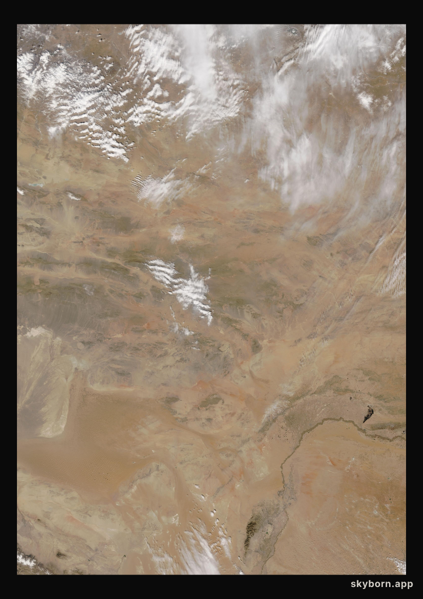 The Earth on 28 March 2001 · Gobi Desert