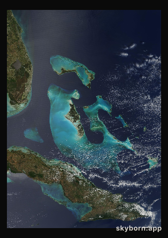 The Earth on 3 April 2001 · Bahamas