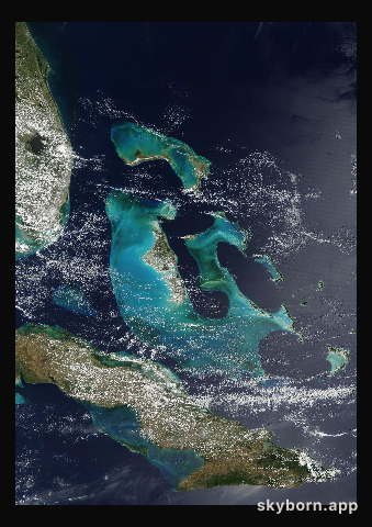 The Earth on 7 April 2001 · Bahamas