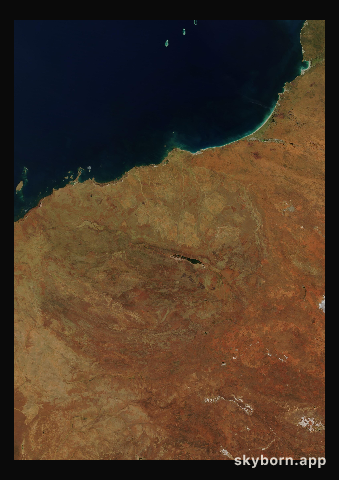 The Earth on 15 April 2001 · Pilbara, Western Australia