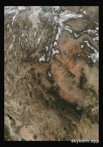 The Earth on 16 April 2001 · Colorado Plateau