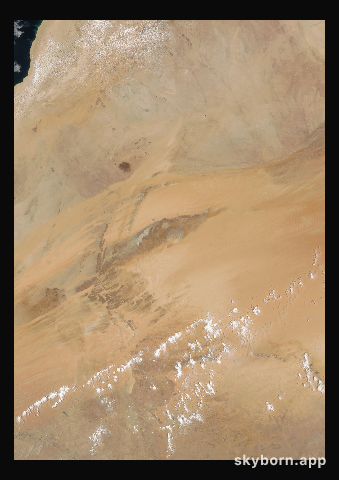 The Earth on 19 April 2001 · Eye of the Sahara, Mauritania