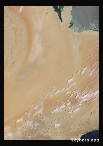 The Earth on 25 April 2001 · Empty Quarter, Arabia