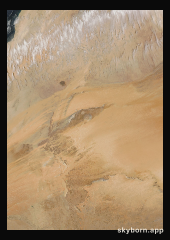 The Earth on 26 April 2001 · Eye of the Sahara, Mauritania