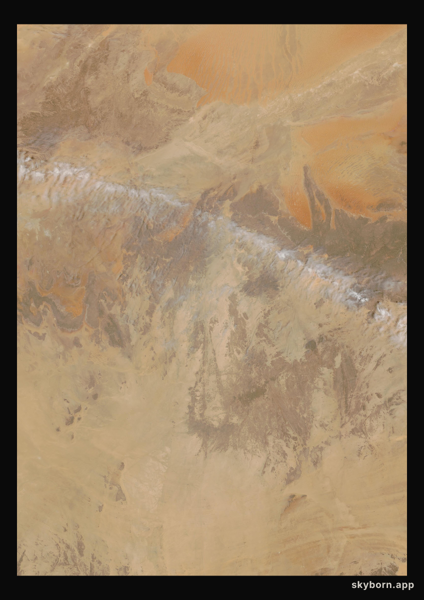 The Earth on 29 April 2001 · Sahara, Algeria