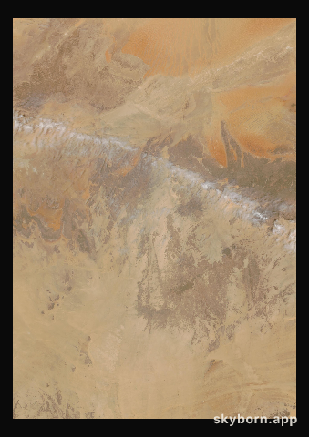 The Earth on 29 April 2001 · Sahara, Algeria