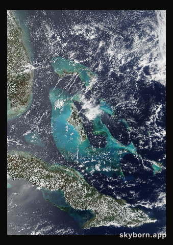 The Earth on 5 May 2001 · Bahamas