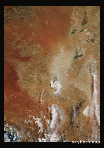 The Earth on 7 May 2001 · Lake Eyre, Australia