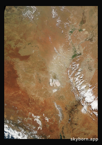 The Earth on 15 May 2001 · Lake Eyre, Australia