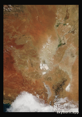 The Earth on 30 May 2001 · Lake Eyre, Australia