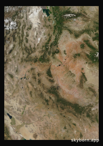 The Earth on 6 June 2001 · Colorado Plateau