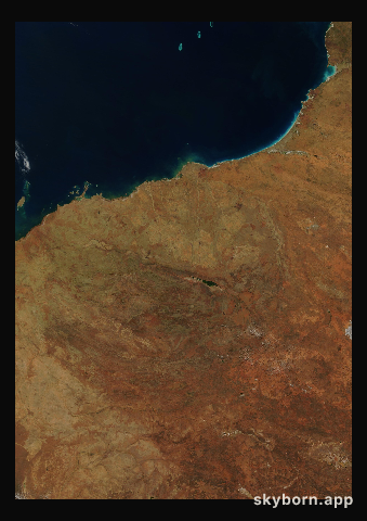 The Earth on 4 July 2001 · Pilbara, Western Australia