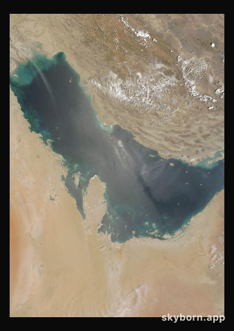 The Earth on 5 July 2001 · Persian Gulf