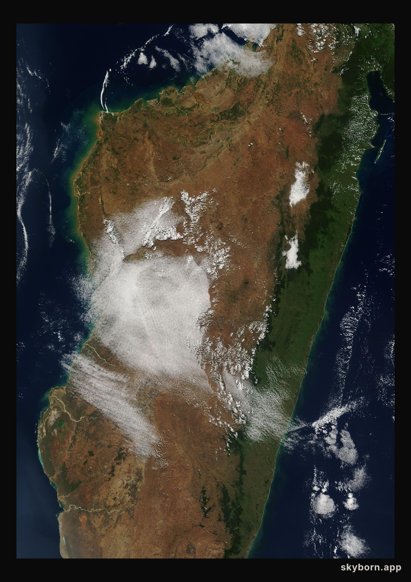 The Earth on 20 July 2001 · Madagascar