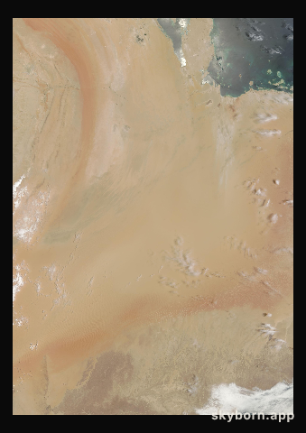 The Earth on 21 July 2001 · Empty Quarter, Arabia