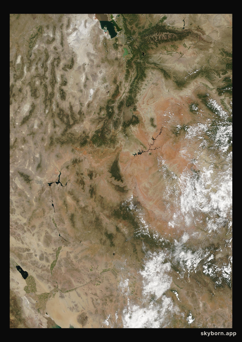 The Earth on 22 July 2001 · Colorado Plateau